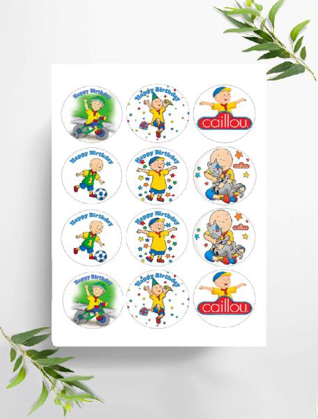 Caillou  Muffinaufleger, Ø ca. 6 cm, 0643x